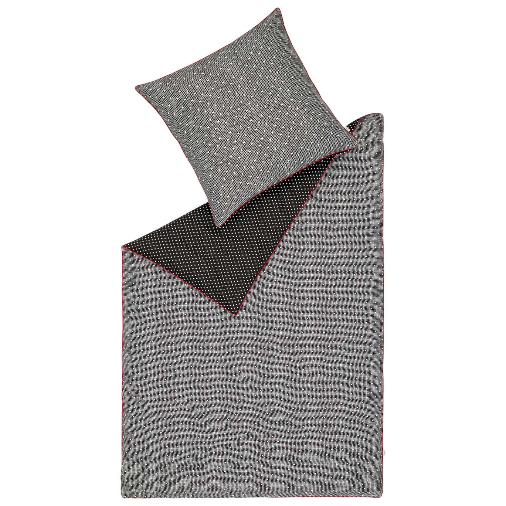 GANZJAHRESBETTWÄSCHE HERITAGE - Schwarz, Textil (155/220cm) - Esprit