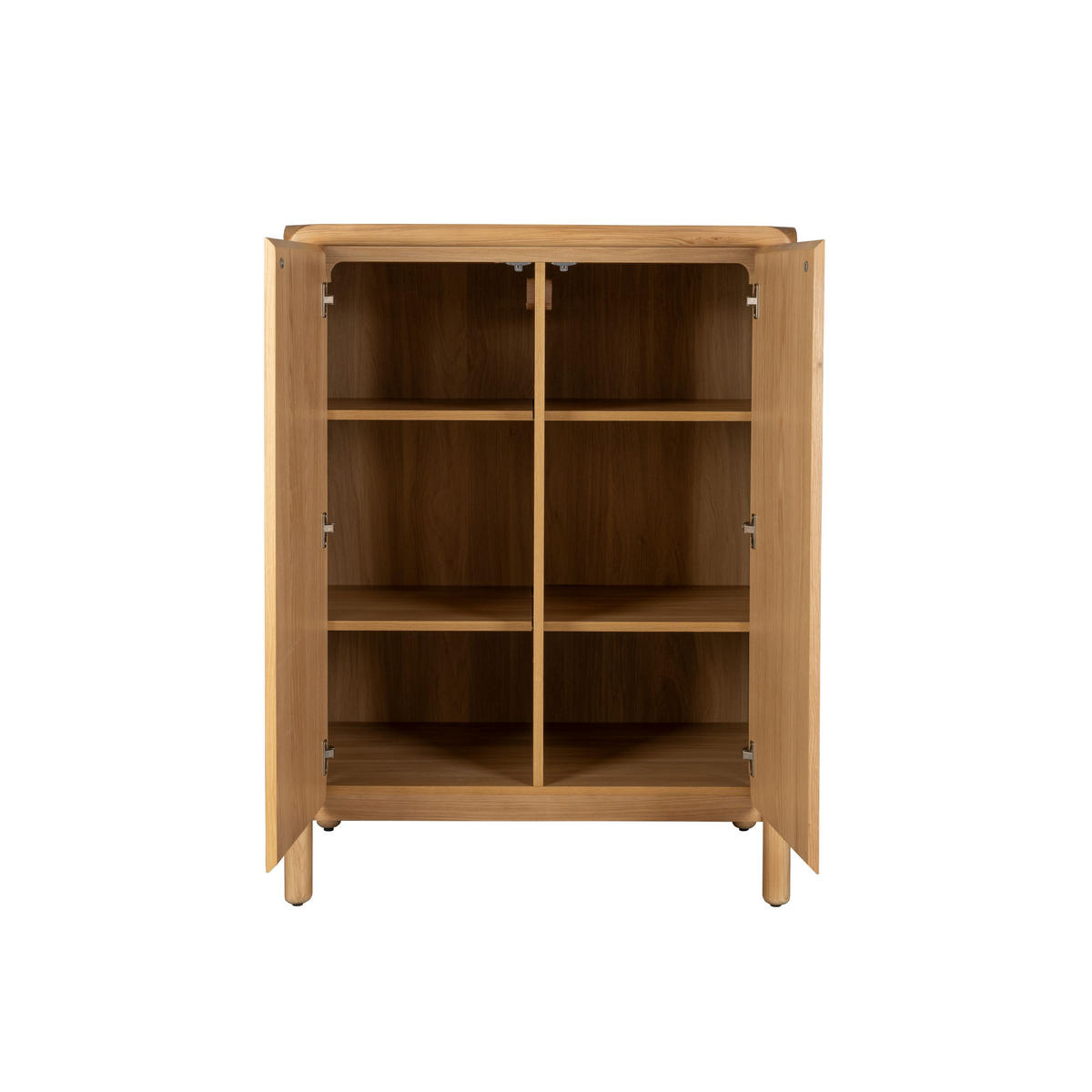 AUFBEWAHRUNGSSCHRANK Storm 2 Türen Natur - Naturfarben, Holzwerkstoff (90/120/55cm) - Zuiver