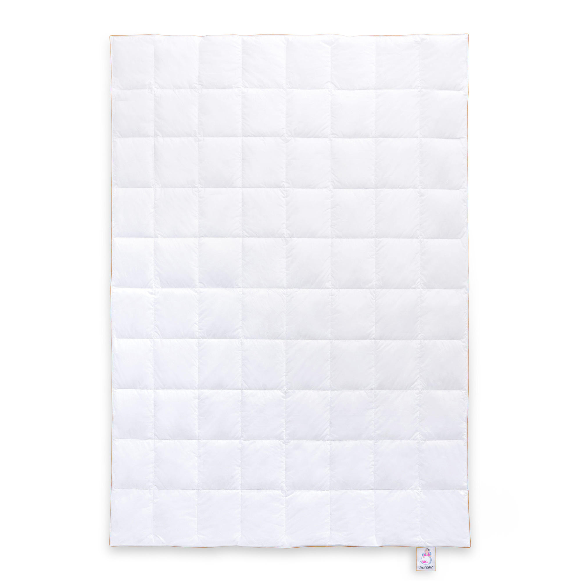 SOMMERBETTDECKE PRIMA Gänsedaunen leicht - Weiß, Naturmaterialien/Textil (155/220cm) - Frau Holle