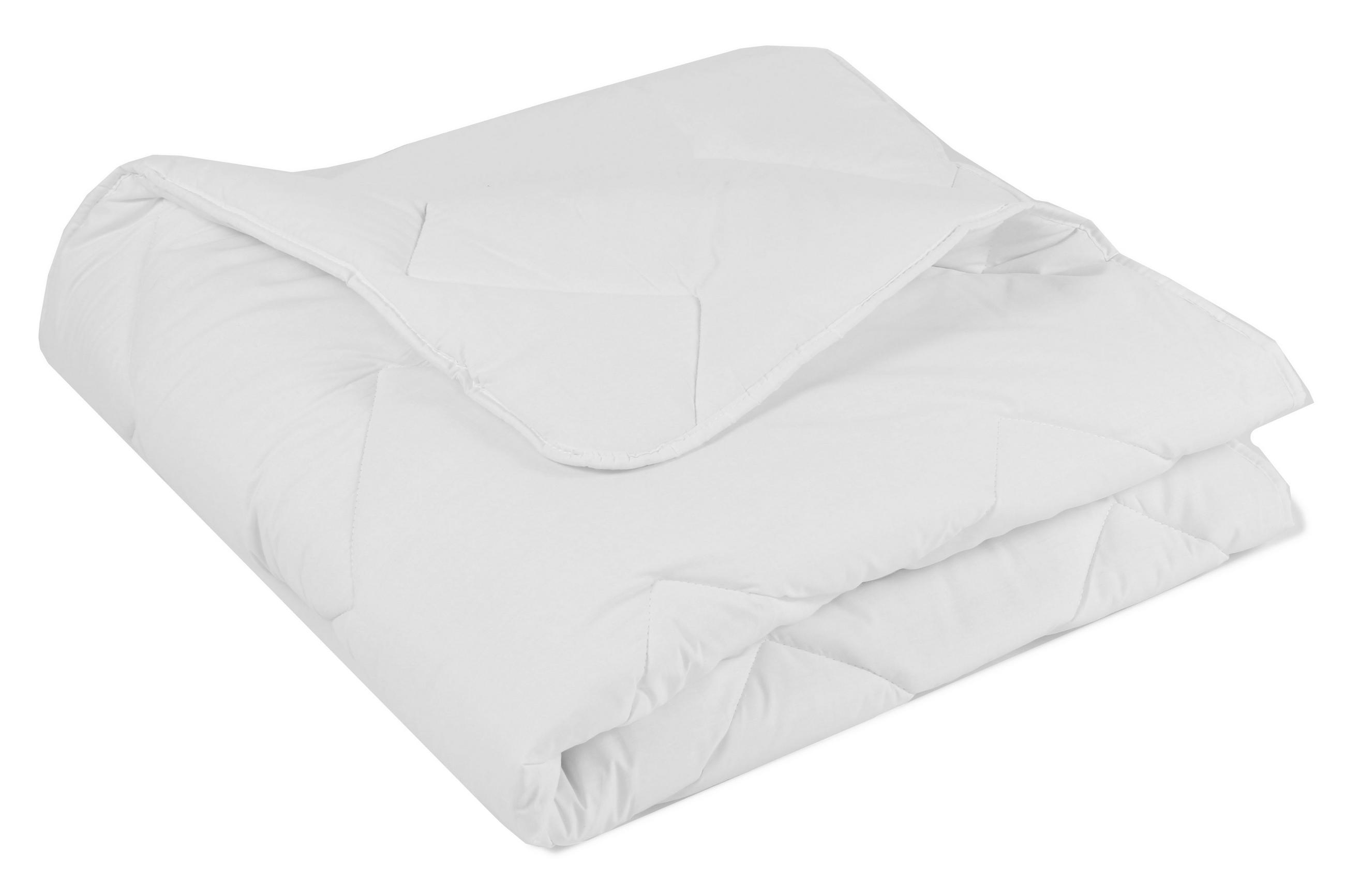 BETTDECKE, 135x200 cm, 100% Polyester, Weiß - Weiß, Textil (135/200cm) - Zollner