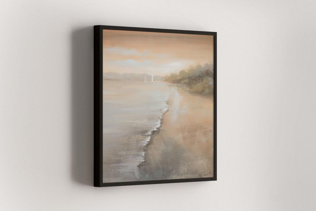 ACRYLBILD HANDGEMALT 80/80 cm - Braun, Holz/Textil (80/80cm) - KUNSTLOFT