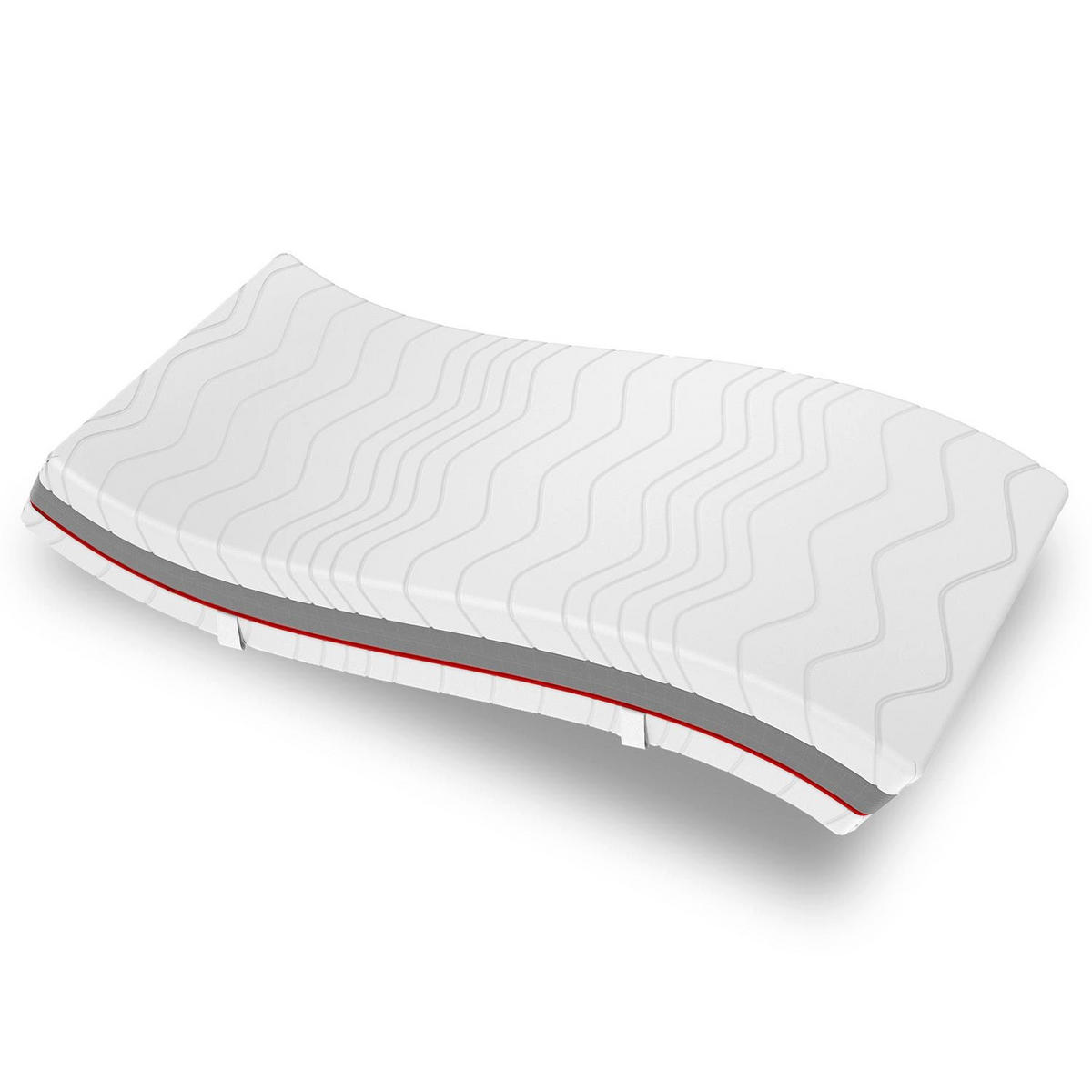 FEDERKERNMATRATZE Premium 140x200 cm - Weiß, Textil (140/200cm) - Sleezzz