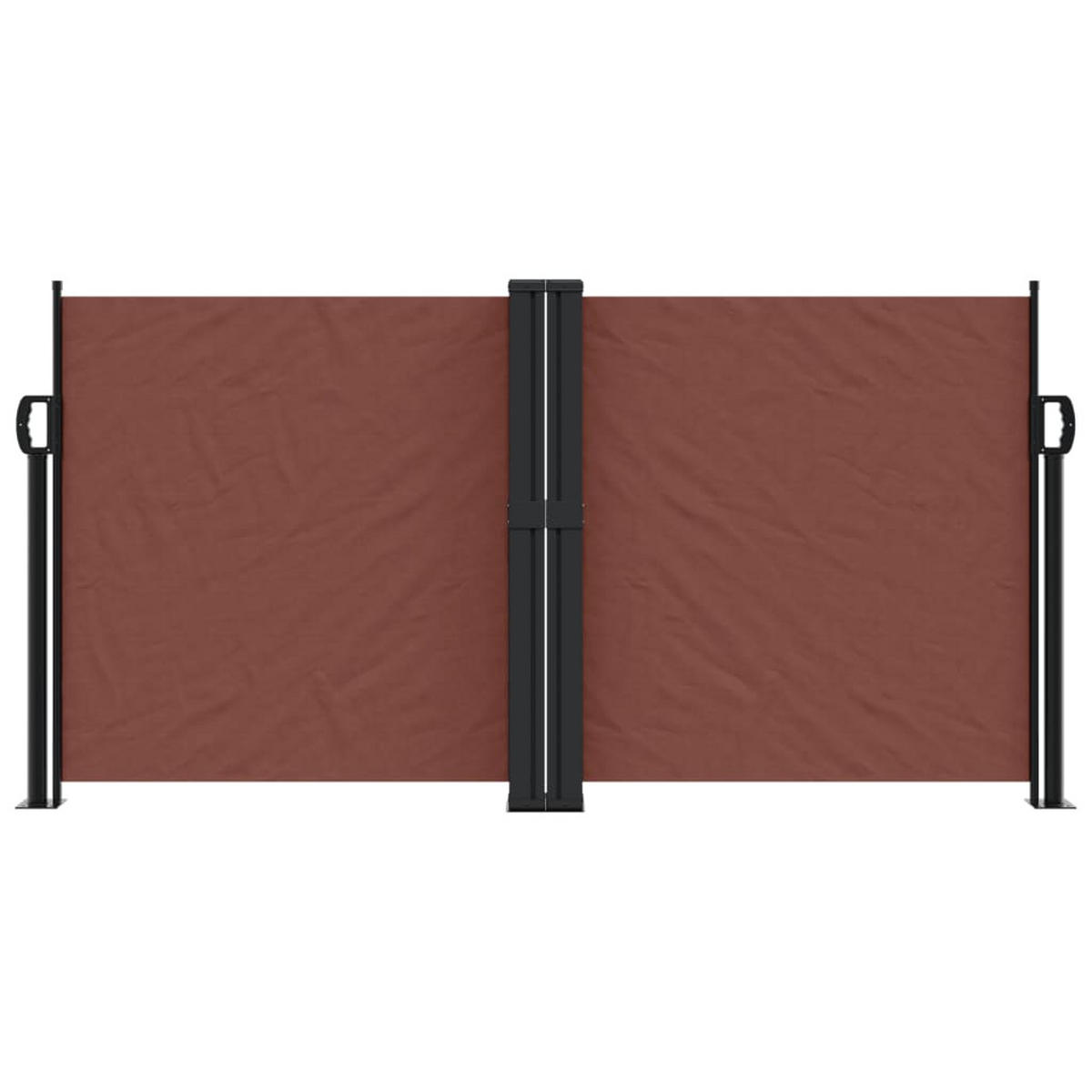 SEITENMARKISE Ausziehbar Braun 120x1000 cm - Braun, Metall (1000/120cm) - furnicato