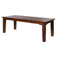 ESSTISCH Akazie 240x100x76 nougat lackiert OXFORD #608 - Dunkelbraun, Holz (240/100/76cm) - Massivmoebel24