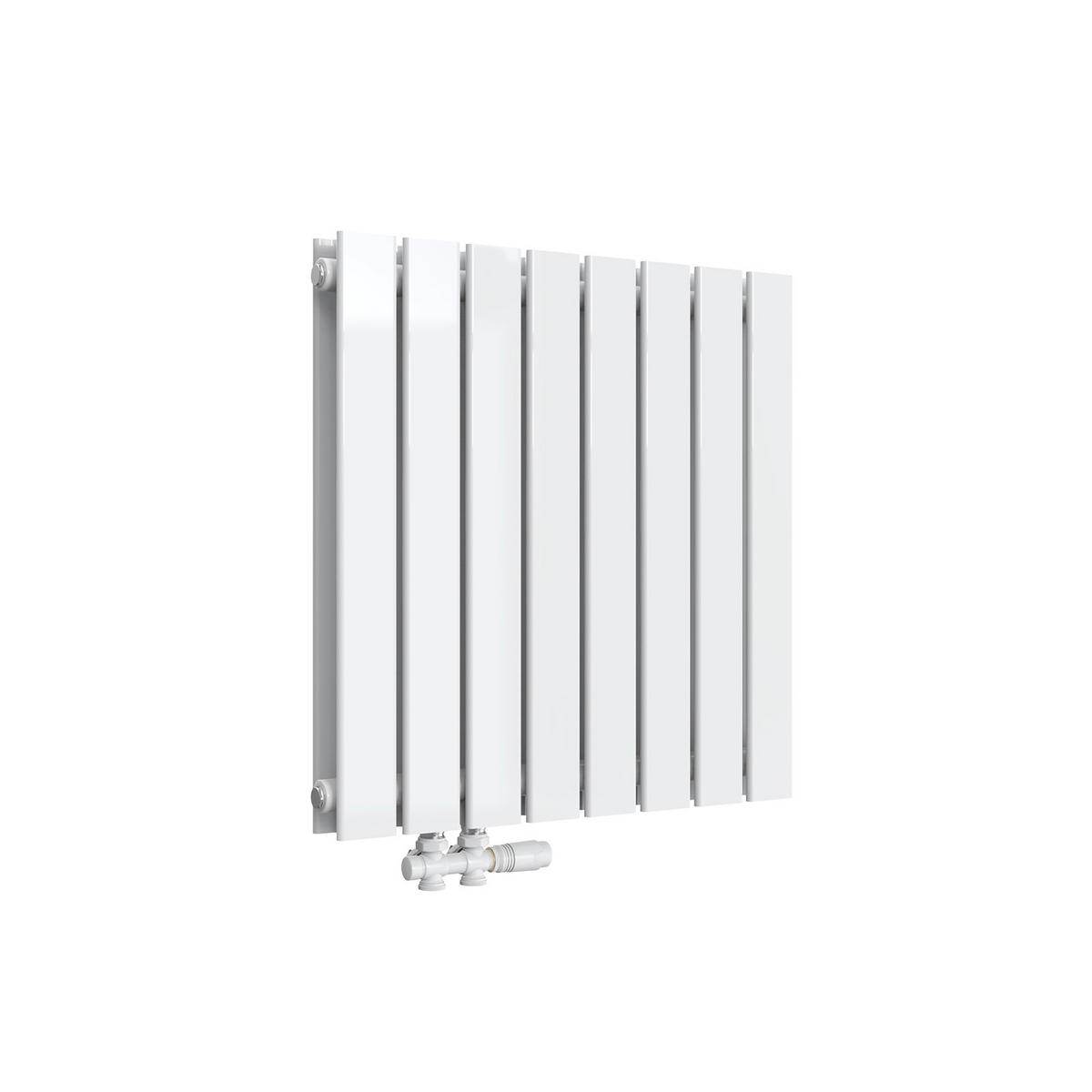 HEIZKÖRPER Flachheizkörper Weiß 63/62/6,3 cm - Weiß, Metall (62/63/6.3cm) - EMKE