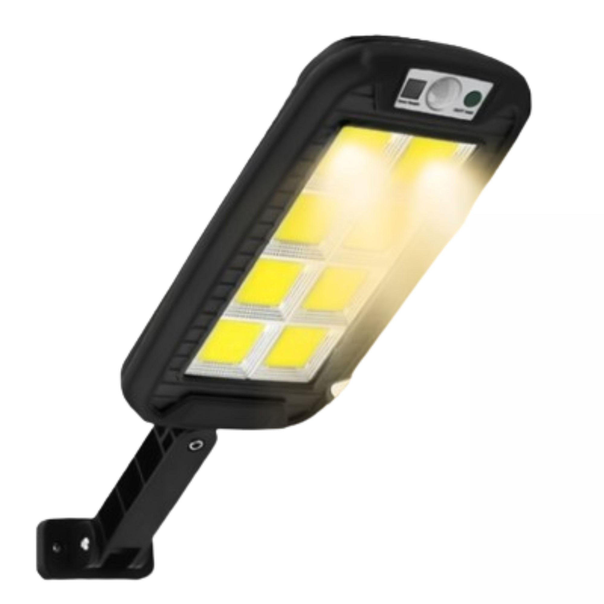 SOLARLAMPE für Außen mit Bewegungsmelder - Schwarz, Kunststoff (4/13/37cm) - KRUMAD