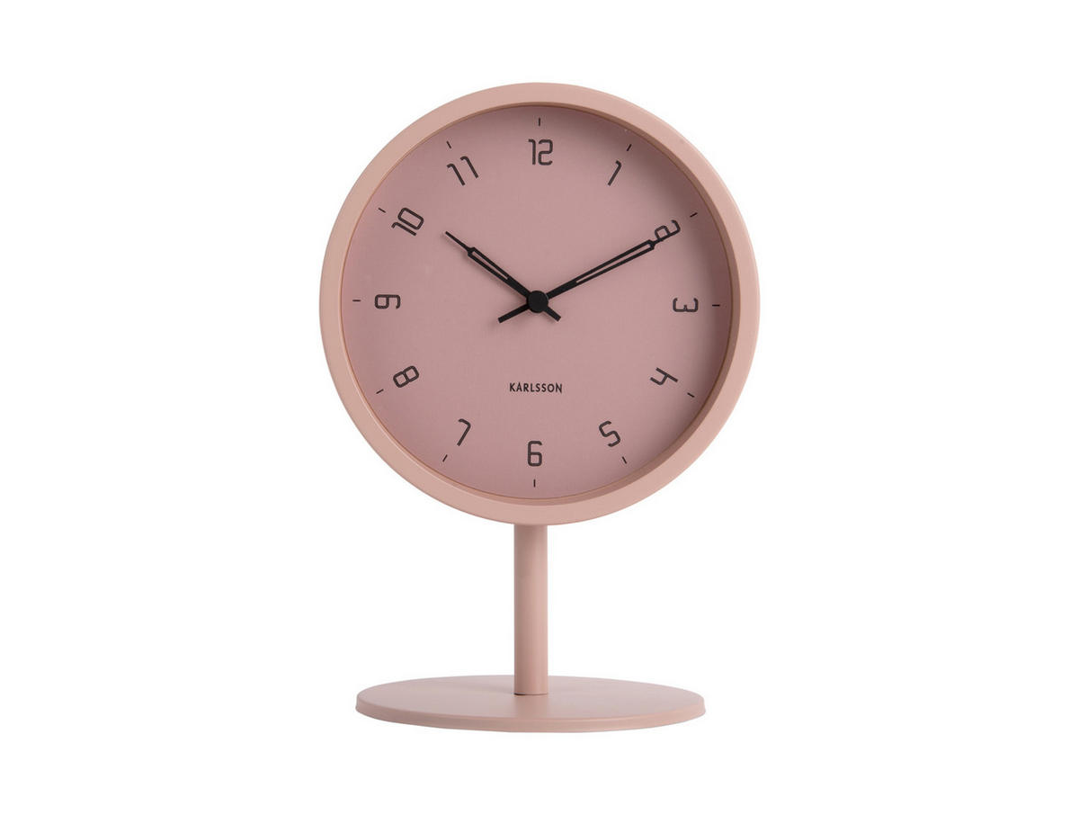 TISCHUHR Stark Rosa 1.2/15/22.5 cm - Pink, Metall (15/22.5/1.2cm) - Karlsson