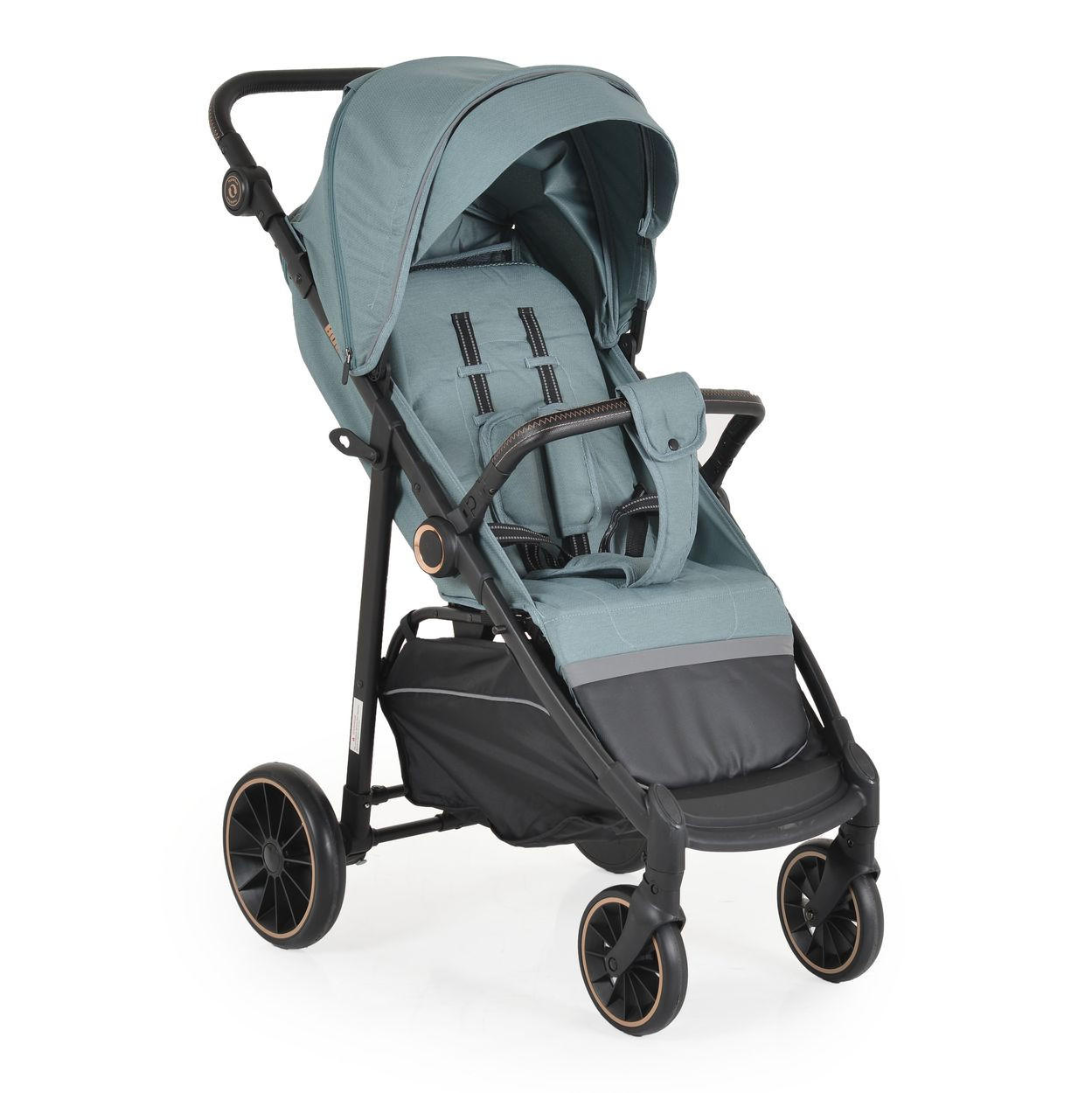 BUGGY Sommer grün Kinderbuggy, Sonnendach, EVA-Räder, verstellbar - Grün, Metall (95/58/110cm) - Moni