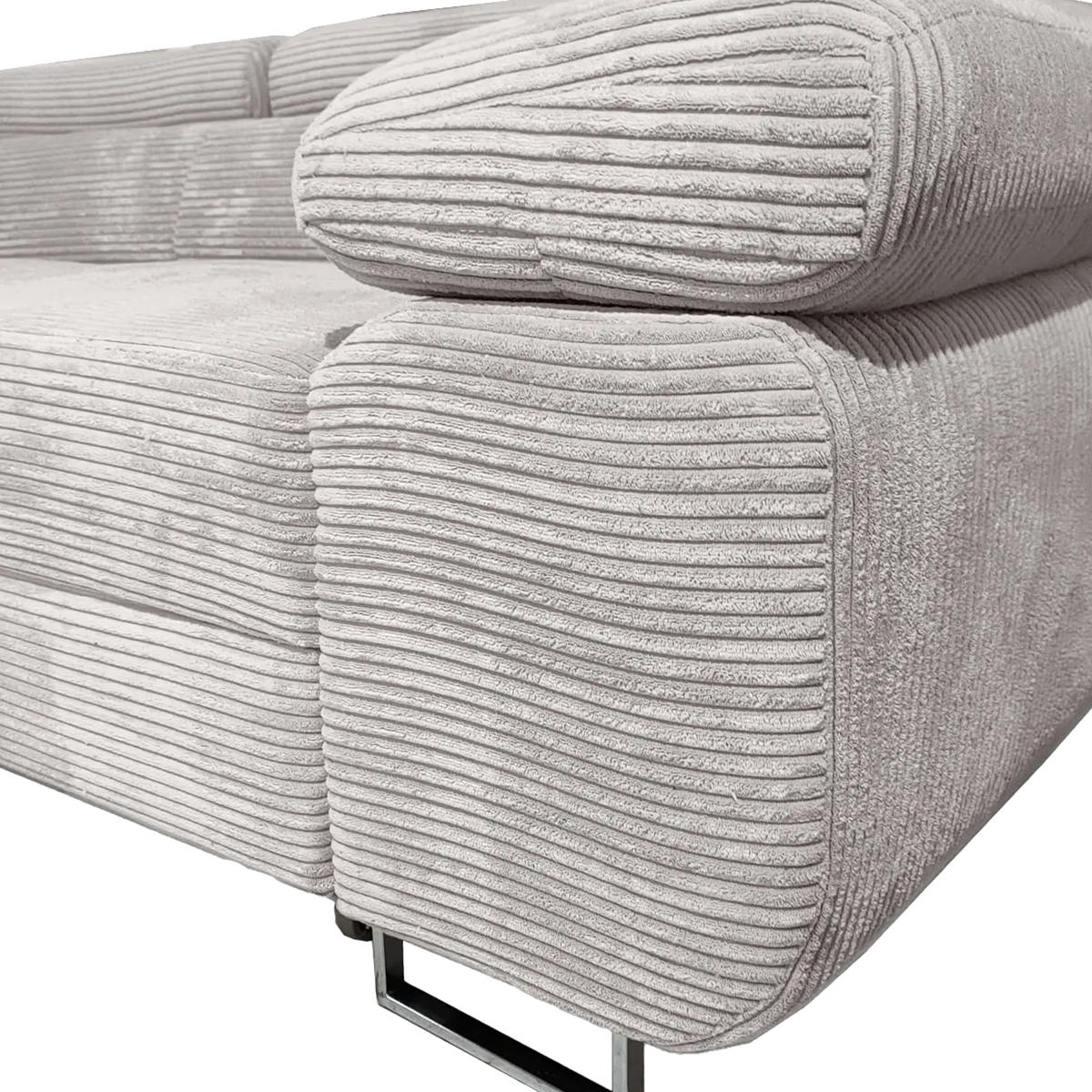 ECKSOFA Warton mit Schlaffunktion, Creme - Creme, Textil (275/202cm) - Fedve