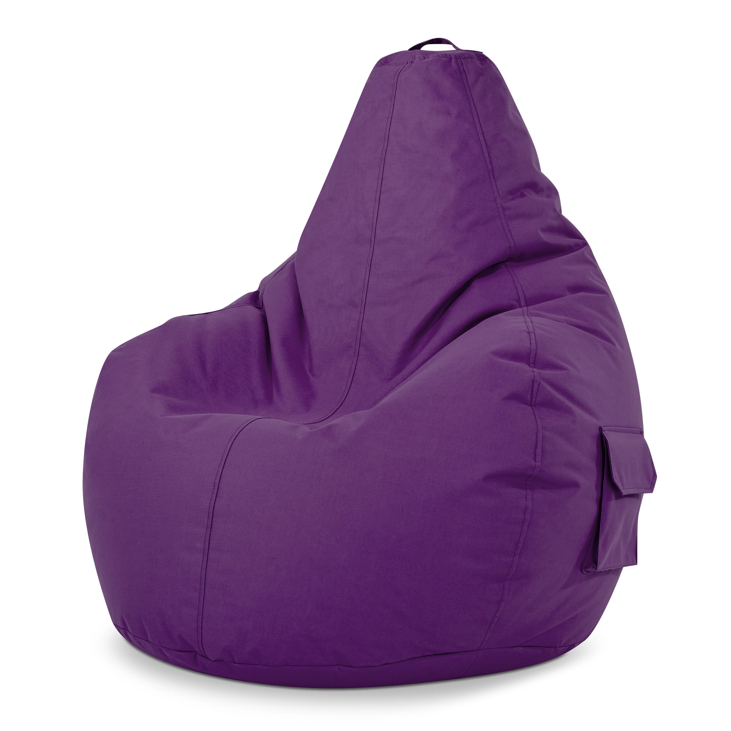 SITZSACK Lounge Chair "Cozy" 80x70x90cm - Lila, Textil (70/90/80cm) - Green Bean