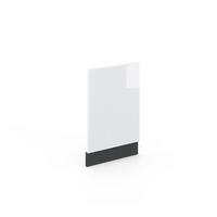 FRONTBLENDE Fame-Line Weiß Hochglanz 45 cm ohne AP - Weiß Hochglanz/Anthrazit, Holzwerkstoff (45/67.4/1.6cm) - Vicco