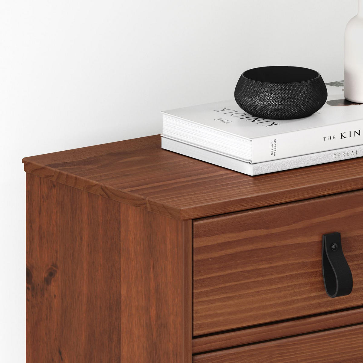 SCHUHKIPPER MIKKA Kastanie - Kastanienfarben, Holz (86/105/30cm) - IDIMEX