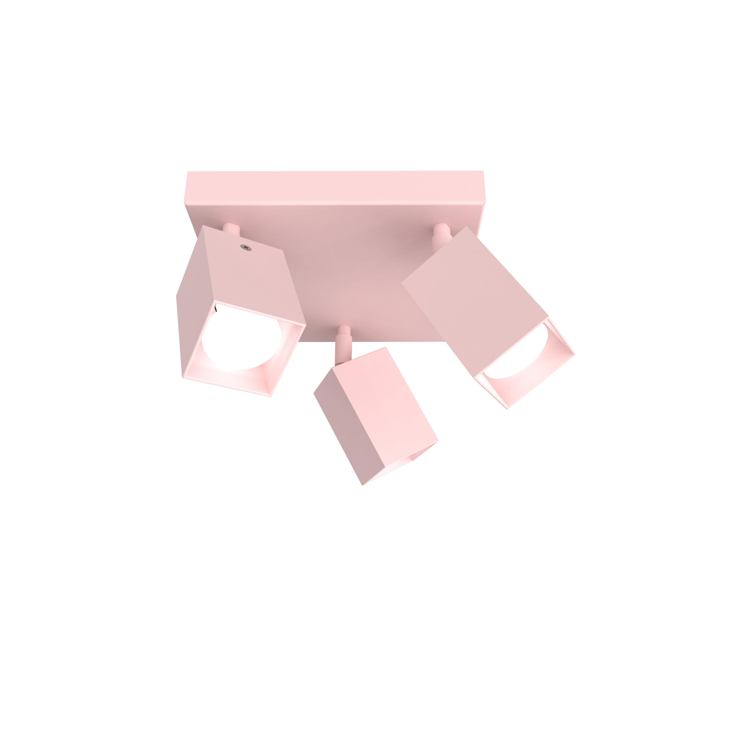 DECKENLEUCHTE - Pink, Metall (25/25/18cm) - Lumicom