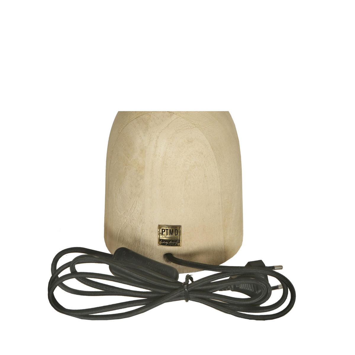 TISCHLAMPE Elaine Beige 14/14/50cm - Beige, Holz (14/14/50cm) - PTMD Collection