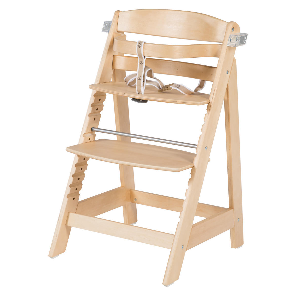 KINDERHOCHSTUHL - Sit Up 'CLICK & FUN' - natur lackiert - Naturfarben, Holzwerkstoff (50/80/54cm) - Roba