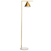 STEHLAMPE Mocal 28/35/155 cm - Goldfarben, Metall (28/35/155cm) - Beliani