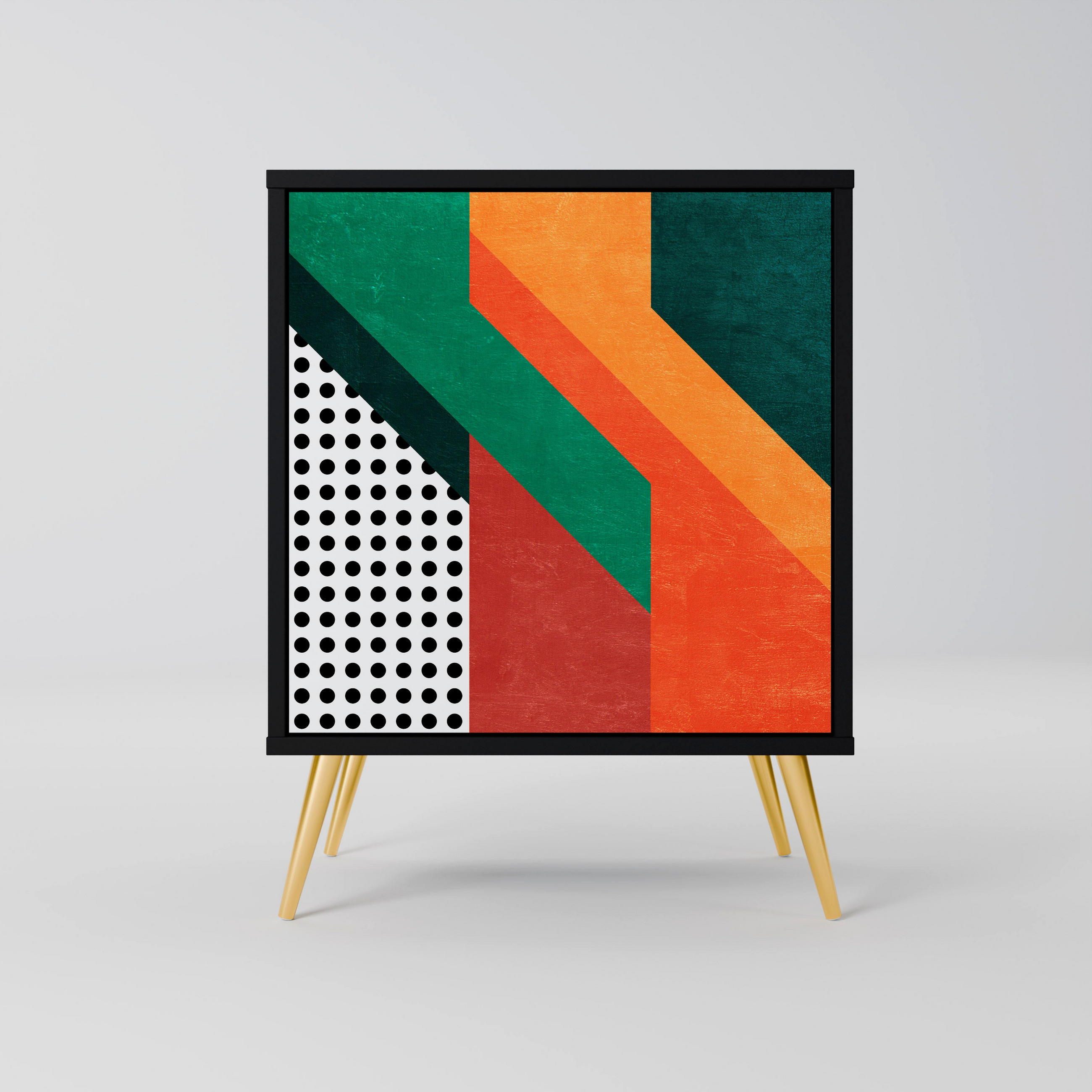 SpaceRebels Sideboard Schwarz 57.5x75.5x42 cm