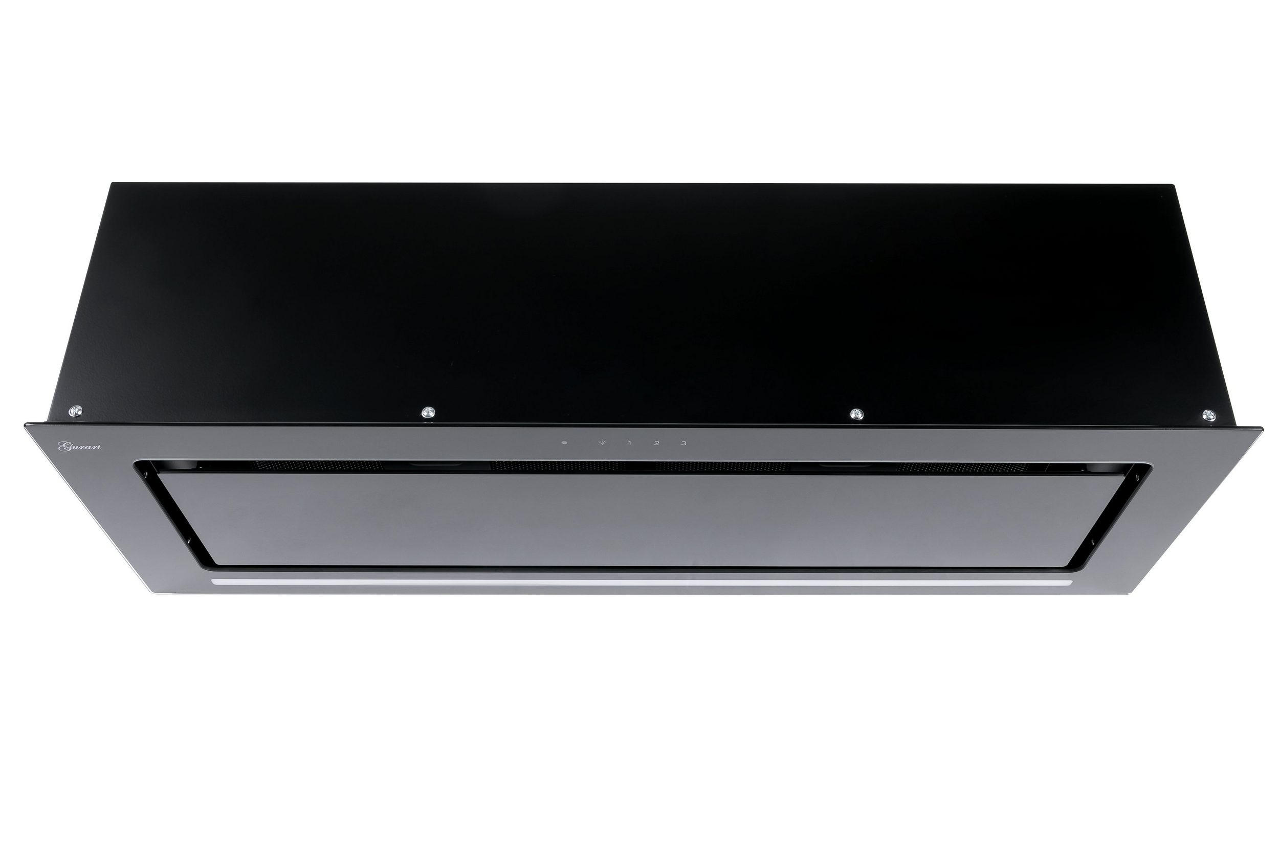 DUNSTABZUGSHAUBE GCH E 217 BL 90 Prime + Umluftset, 90 cm Schwarz - Schwarz, Metall (90/29.5/23.5cm) - Gurari