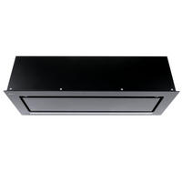 DUNSTABZUGSHAUBE GCH E 217 BL 90 Prime + Umluftset, 90 cm Schwarz - Schwarz, Metall (90/29.5/23.5cm) - Gurari
