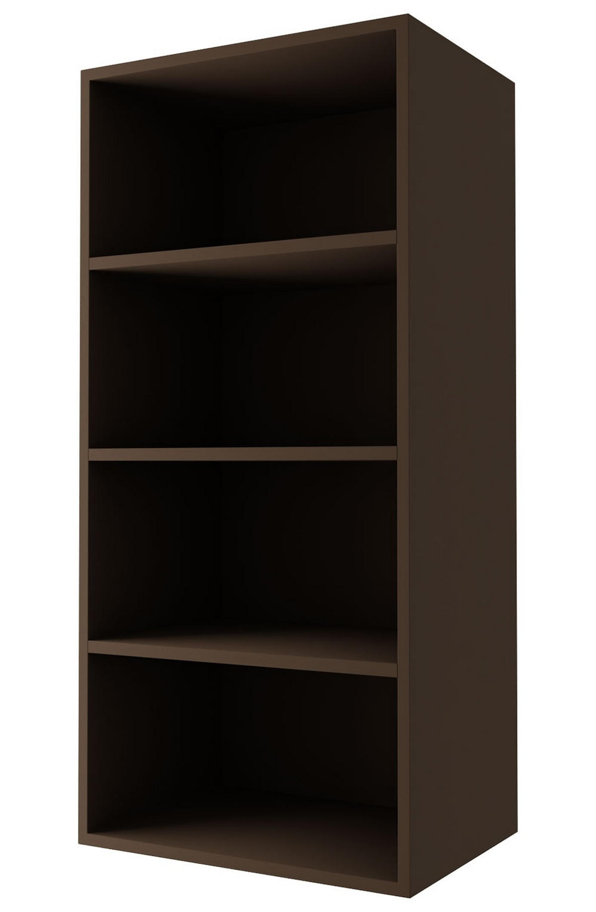 KÜCHENHÄNGESCHRANK Kvantum W4/40 Graphit Matt / Lava Matt 40 / 32,5 / 96cm - Dunkelgrau/Graphitfarben, Holz/Holzwerkstoff (40/96/32.5cm) - Feldmann-Wohnen