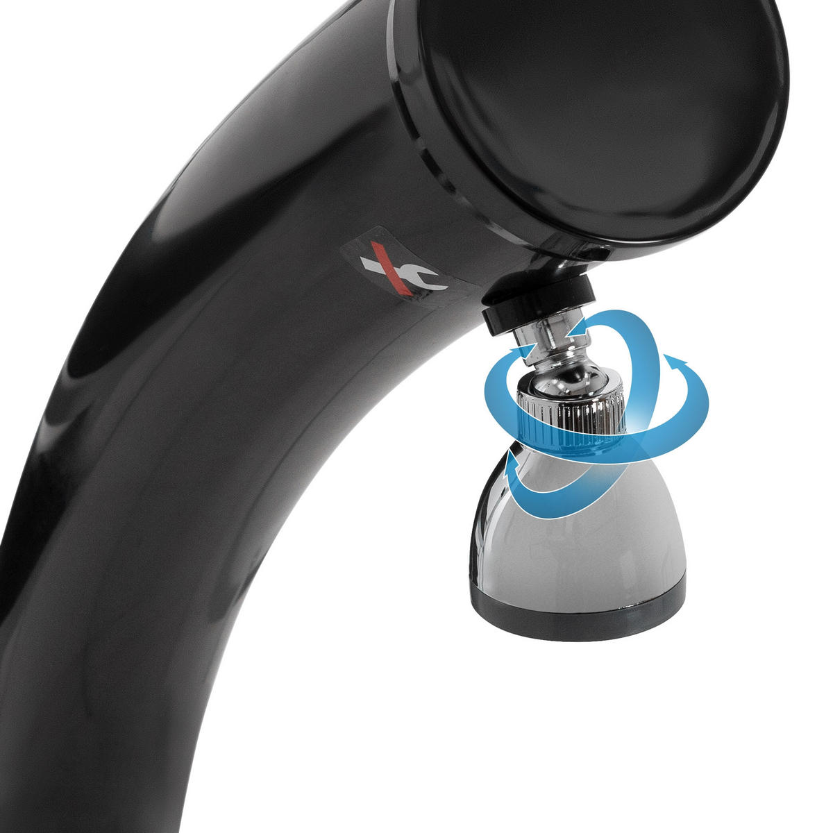 OUTDOORDUSCHEN - Schwarz, Kunststoff (15.5/222/40cm) - ML-DESIGN