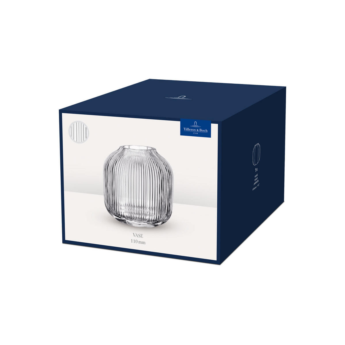 VASEN Fleur bunt 11 cm 2er Set - Multicolor, Glas (11cm) - Villeroy & Boch
