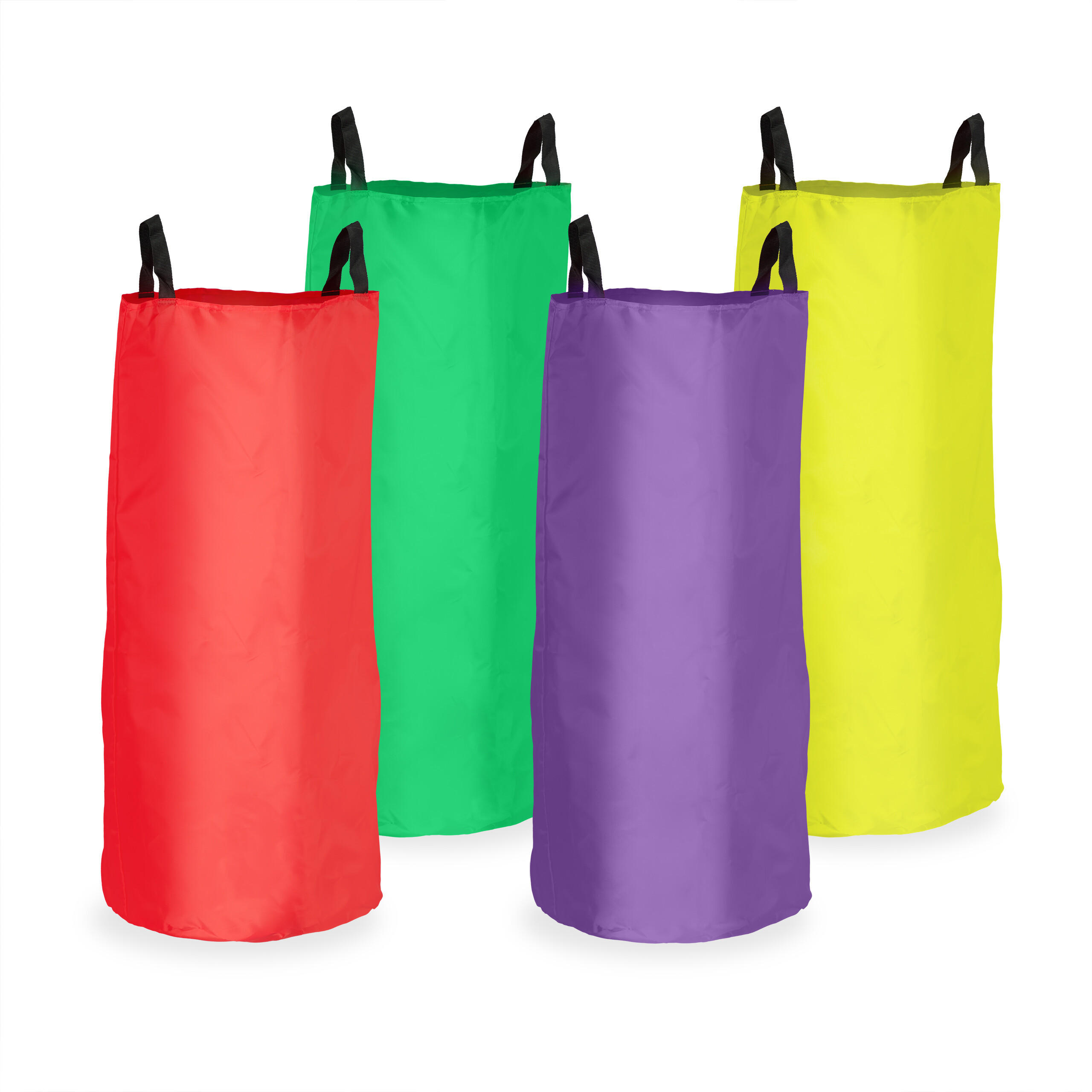 4XHÜPFSÄCKE - Multicolor, Textil (52/52/73cm) - Relaxdays