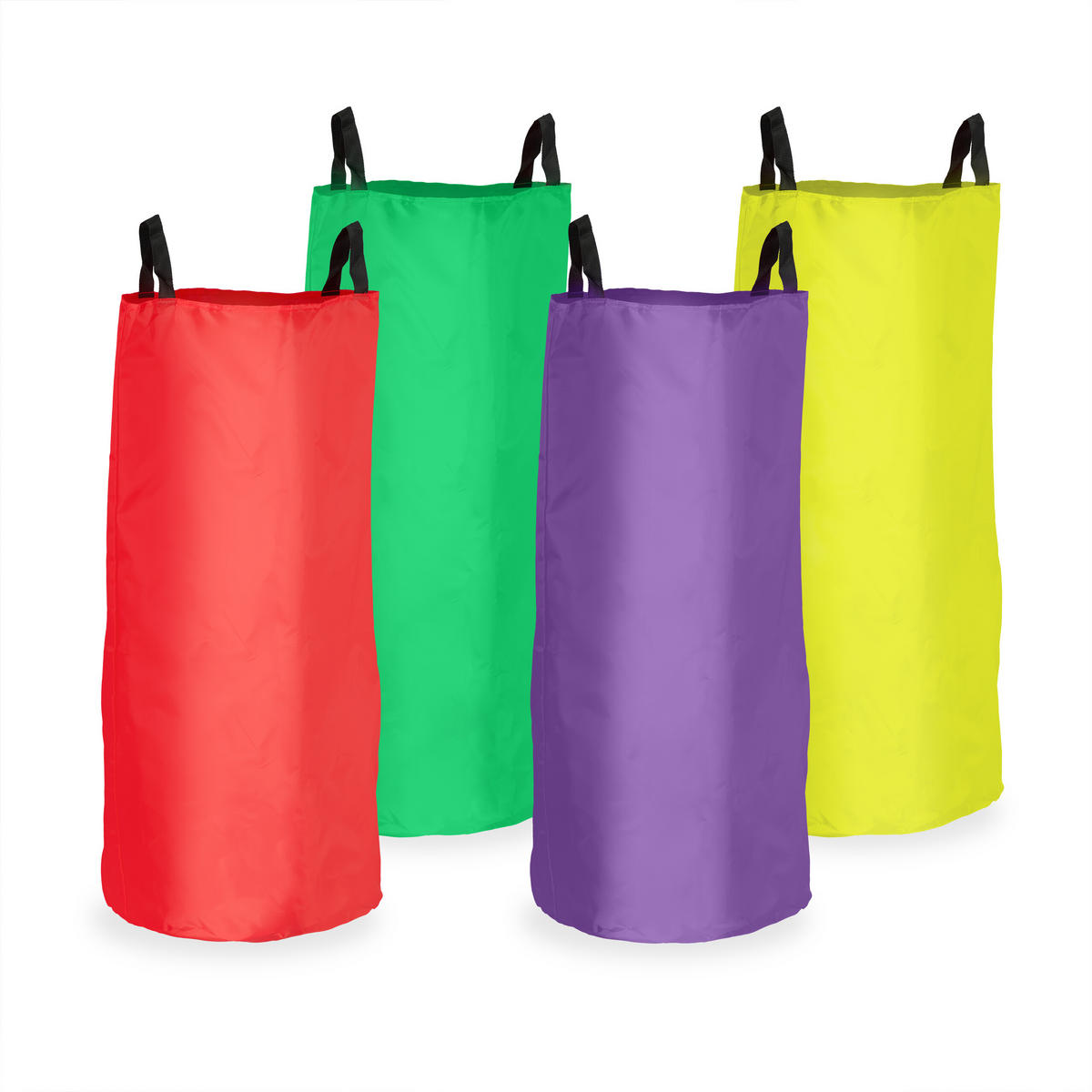 4XHÜPFSÄCKE - Multicolor, Textil (52/52/73cm) - Relaxdays