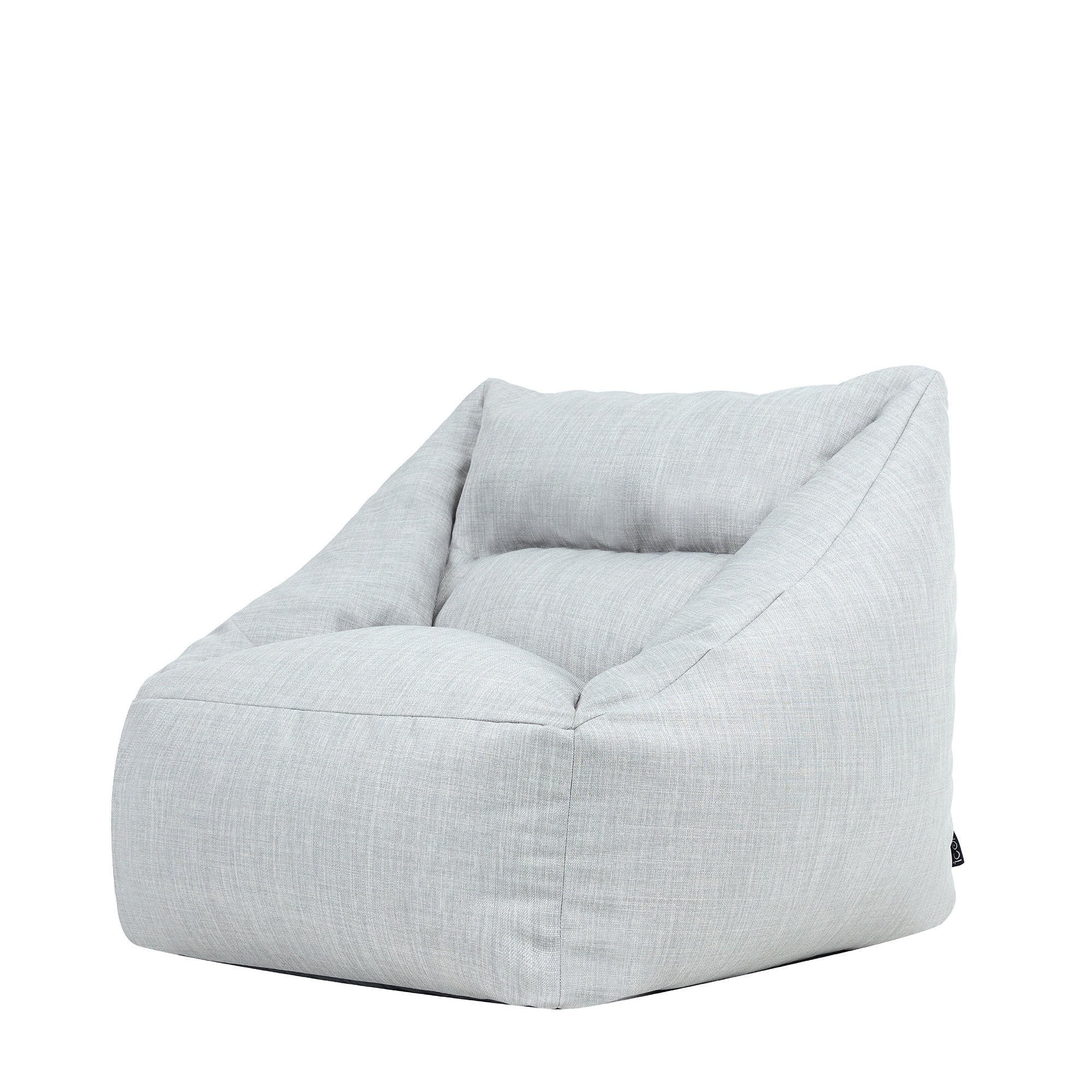 SITZSACK Outdoor-Sessel Natalia - Grau, Textil (97/35/84cm) - icon