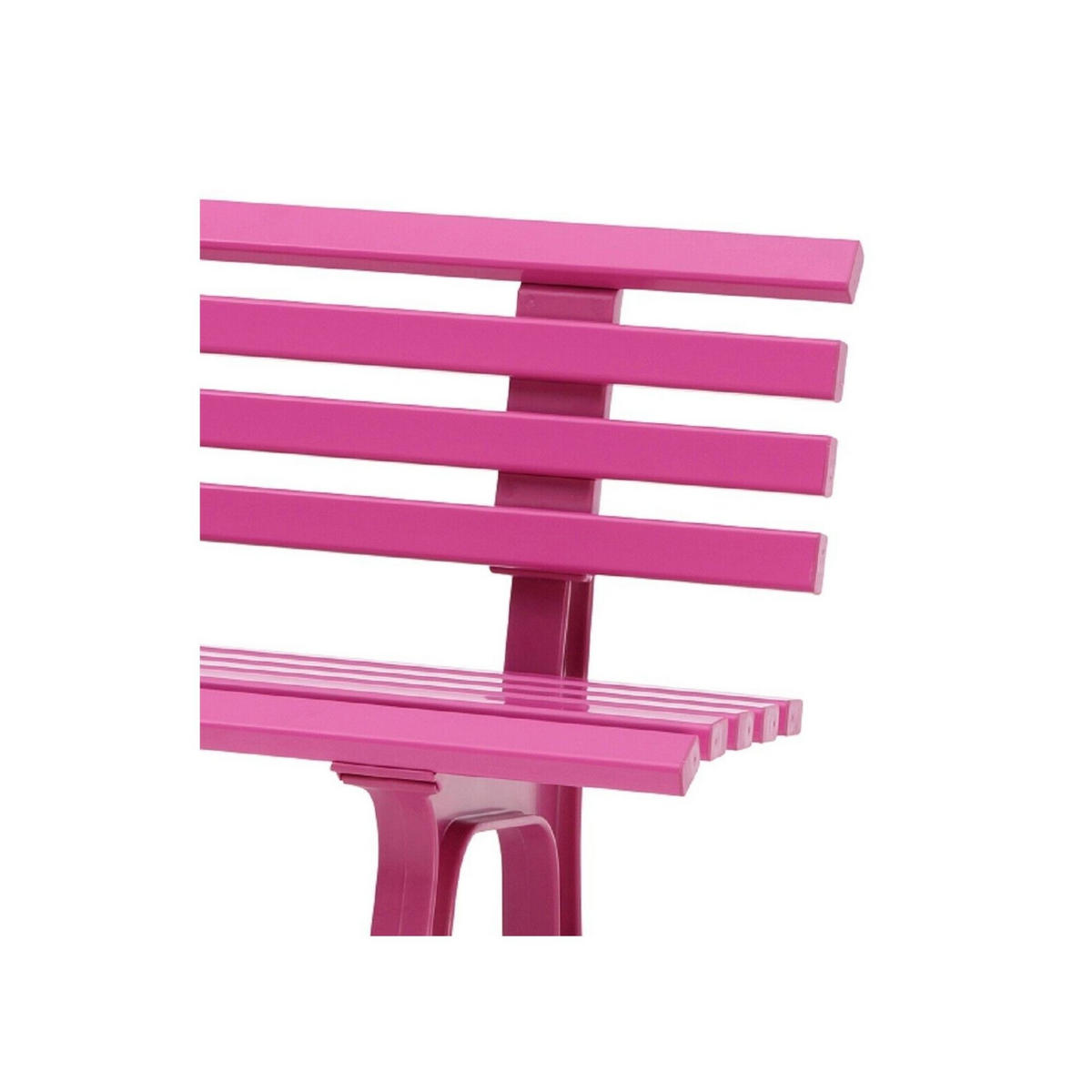 GARTENBANK Antigua 2 Sitzer Flieder 74 x 120 x 54 cm Witterungskunststoff & UV Beständiger Kunststoff - Pink, Kunststoff (120/74/54cm) - PROREGAL