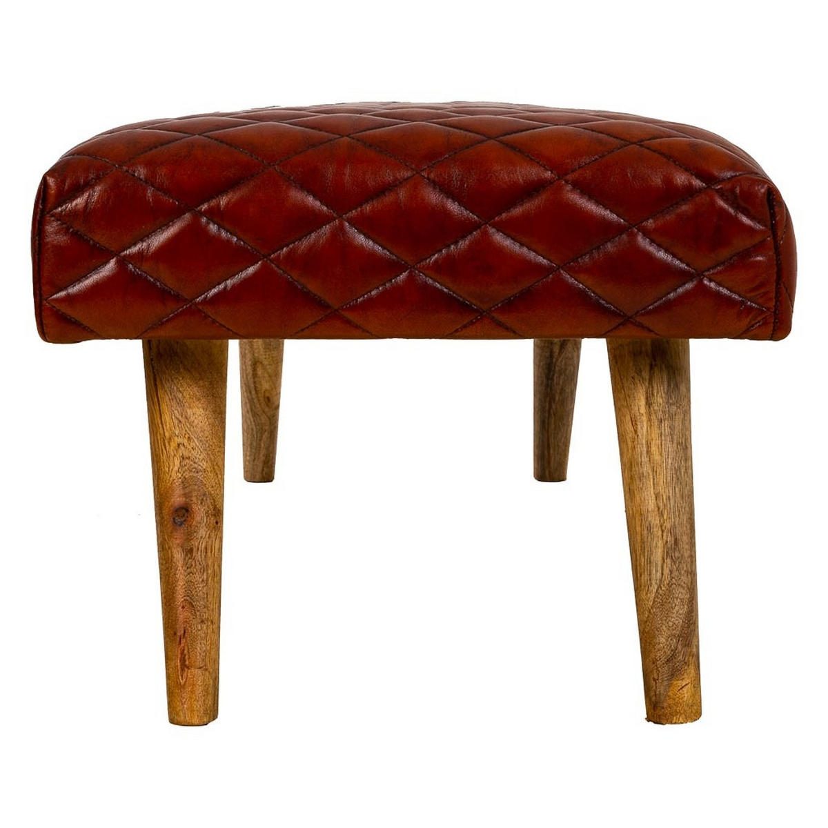 BANK 115x53x38 cm - Braun, Fell (115/38/53cm) - Wanderlust