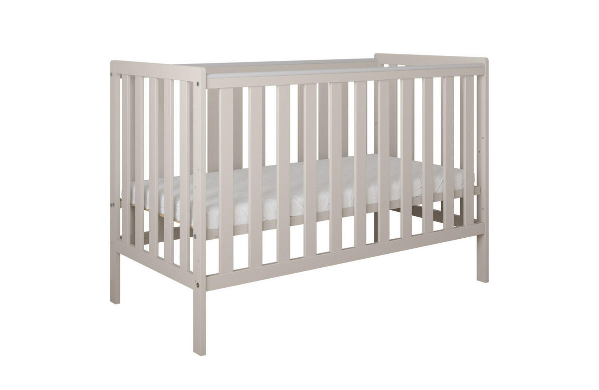 BABYBETT Lio - Beige, Holzwerkstoff (60/120cm) - kiki design