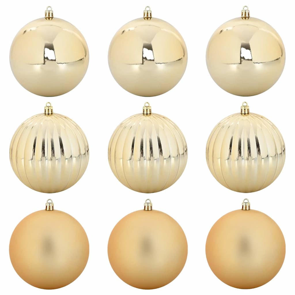 vidaXL Weihnachtskugelset Gold 15x15x15 cm