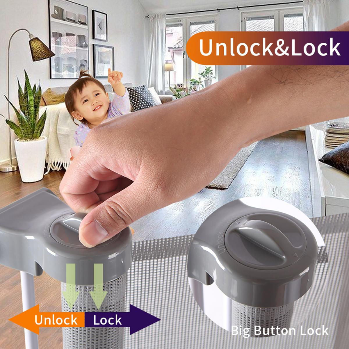 TÜRSCHUTZGITTER - Grau, Kunststoff/Metall (150/1cm) - Relaxdays