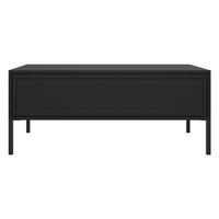 KONFERENČNÍ STOLEK Vilavio černý 100/50 cm - černá, kov/kompozitní dřevo (50/100/40cm) - Selsey