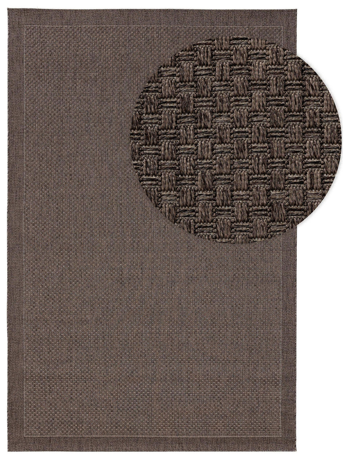OUTDOORTEPPICH Naoto Grau 160x230 cm - Grau, Textil (160/230cm) - benuta Nest