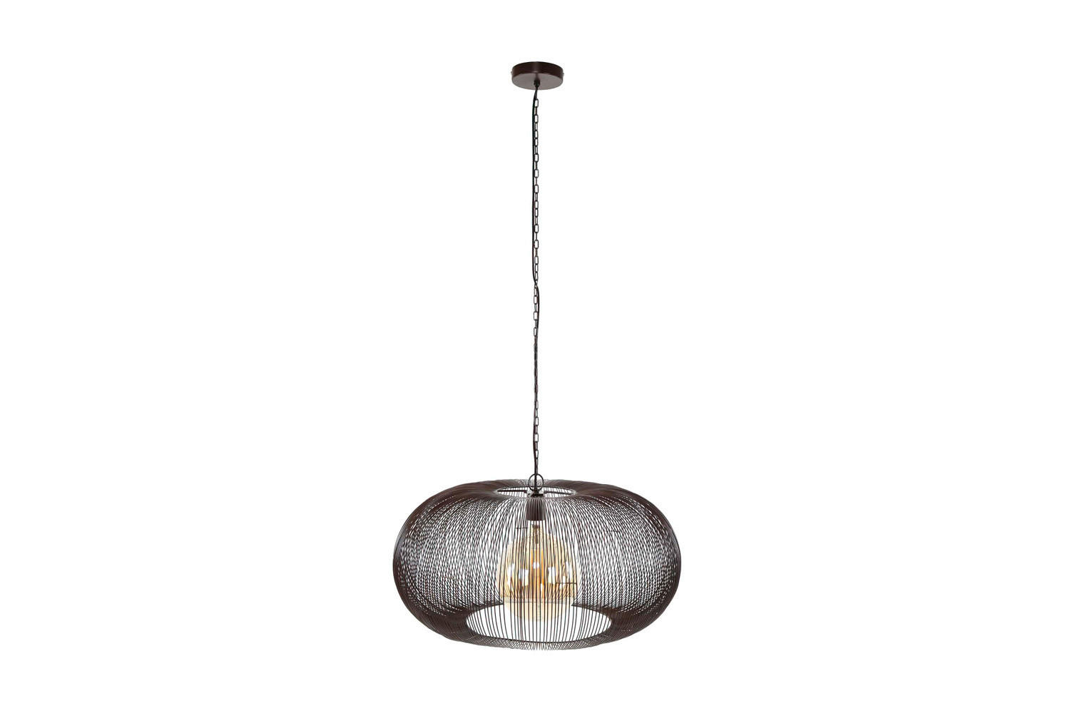 HÄNGELAMPE CATAVI Schwarz Metall - Schwarz, Metall (70/70/150cm) - KAWOLA