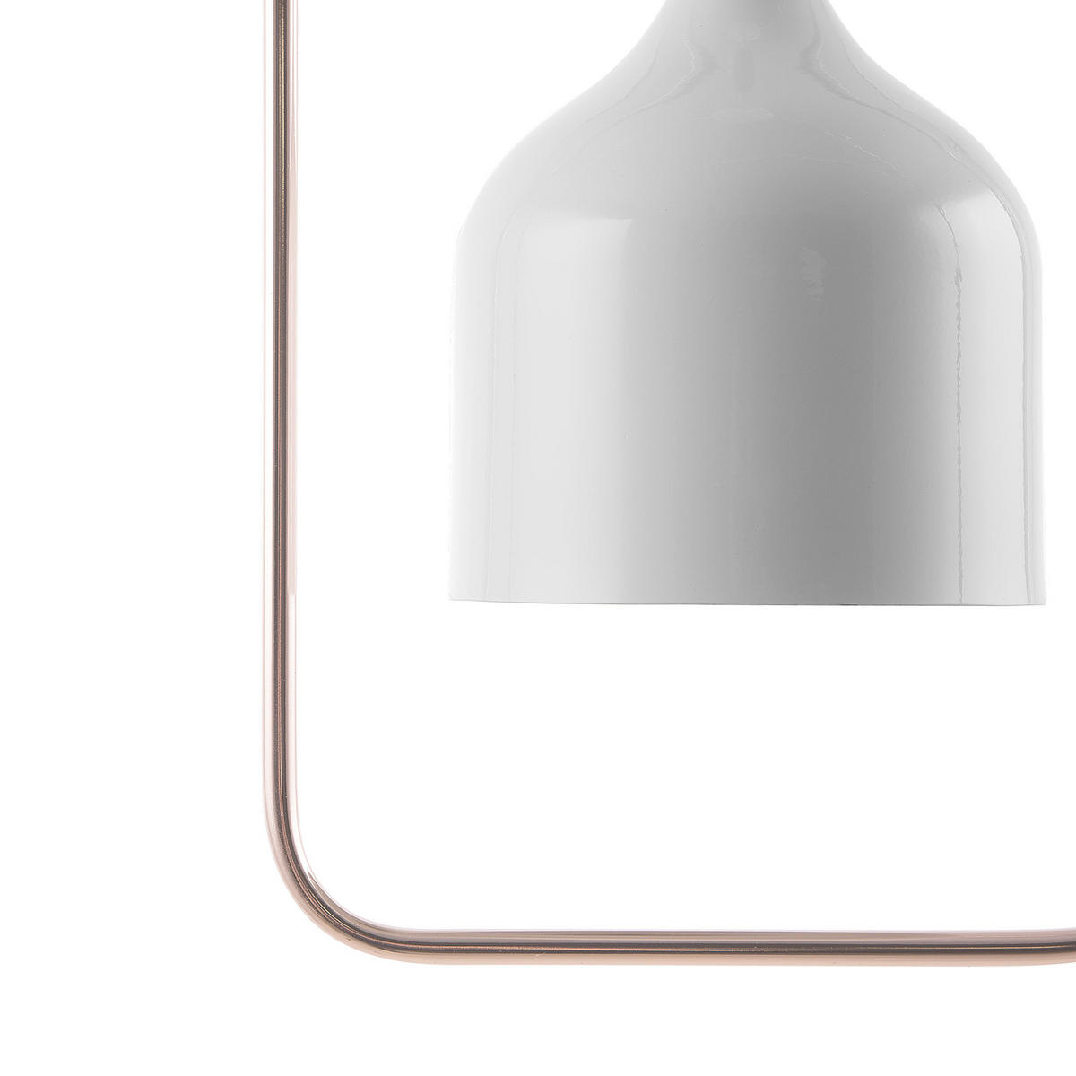 HÄNGELEUCHTE Mavone 15/24/121 cm - Weiß, Metall (15/24/121cm) - Beliani