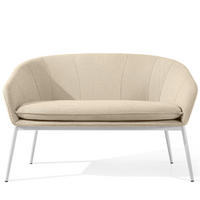 GARTENSOFA SOLIS Loungesofa, - Creme, Textil/Metall (118/76/66cm) - KONSIMO®