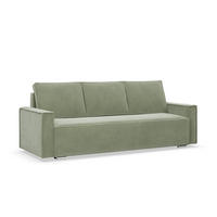SOFA 3-SITZER MIT SCHLAFFUNKTION NOTO Grün - Grün, Textil (95/92/220cm) - Mebligo