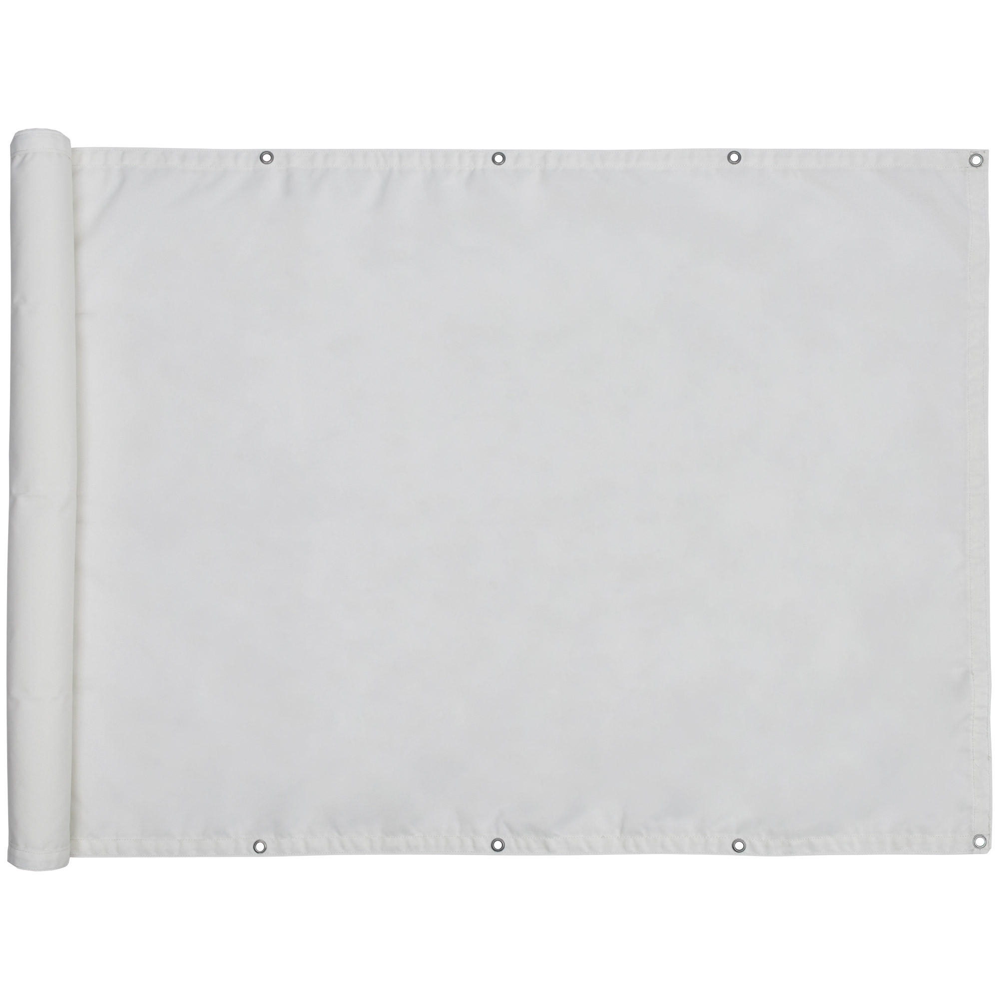 BALKONUMSPANNUNG SolVision PB2 90/500 cm Weiß PE - Weiß, Kunststoff (500/90cm) - Sol Royal