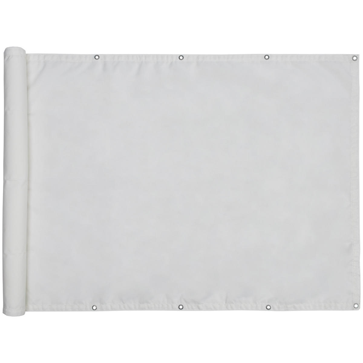 BALKONUMSPANNUNG SolVision PB2 90/500 cm Weiß PE - Weiß, Kunststoff (500/90cm) - Sol Royal