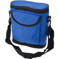 KÜHLTASCHE Dunkelblau-Schwarz für 6 Dosen - Dunkelblau, Textil (27/25cm) - Excellent Houseware