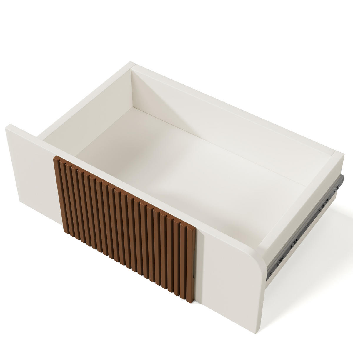 KOMMODE 121x71x41 cm Weiß mit 6 Schubladen - Weiß, Holz (121/71/41cm) - FLIEKS