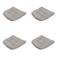 SITZKISSEN Napels - Taupe - 46/46/6 cm - 4er-Set - Taupe, Textil (46/6/46cm) - Madison