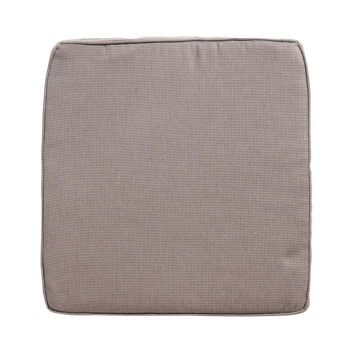 SITZKISSEN Rippe 48/48 cm 4er-Set - Braun, Textil (48/5/48cm) - Madison