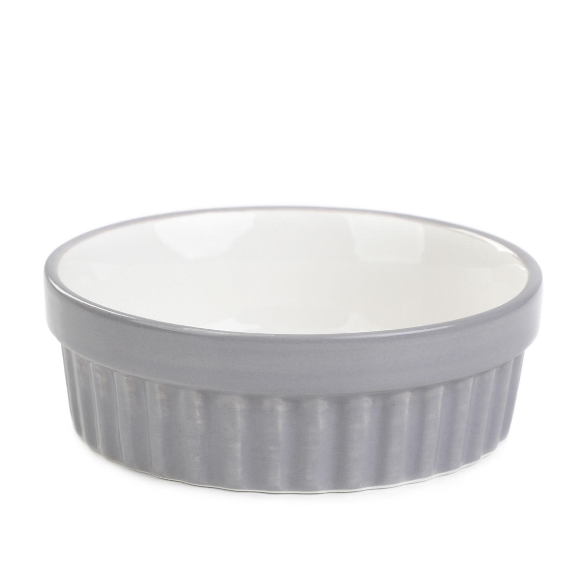 HUNDENAPF Catty 12/4 cm - Grau, Keramik (12/12/4cm) - Homla