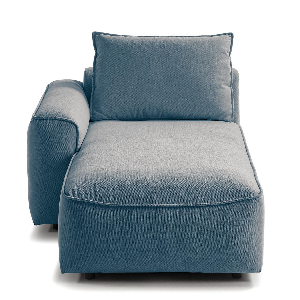 MODULLONGCHAIR - Blau, Holz/Textil (170/82/105cm) - home24
