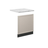 FRONTBLENDE Fame-Line GrauBeige 60 cm, AP Marmor - Anthrazit/Grau, Holzwerkstoff (60/67.4/1.6cm) - Vicco