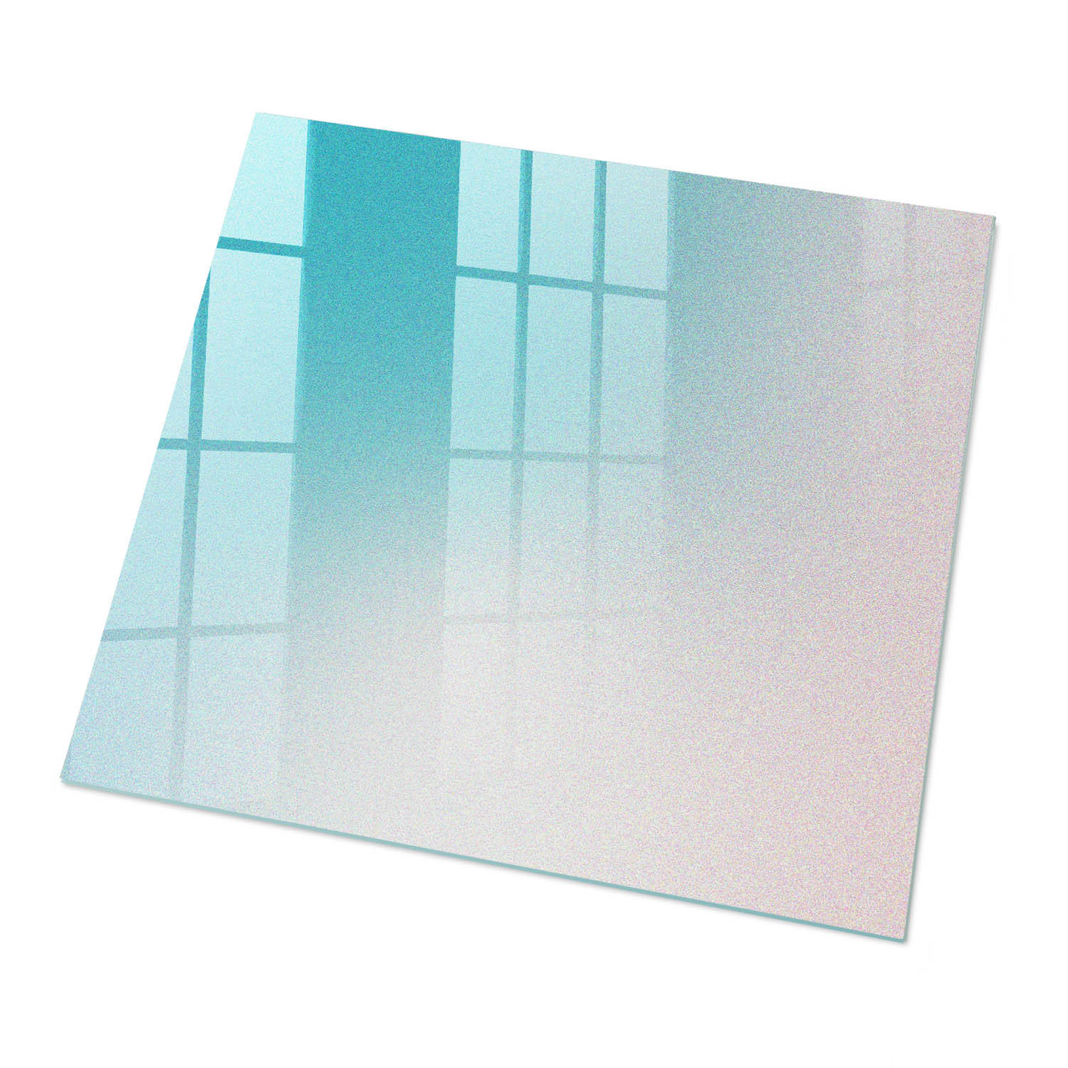 GLASPLATTE 50x50 cm – Pastellfarbener Farbverlauf - Pink, Glas (0.4/50/50cm) - ArtPrintCave